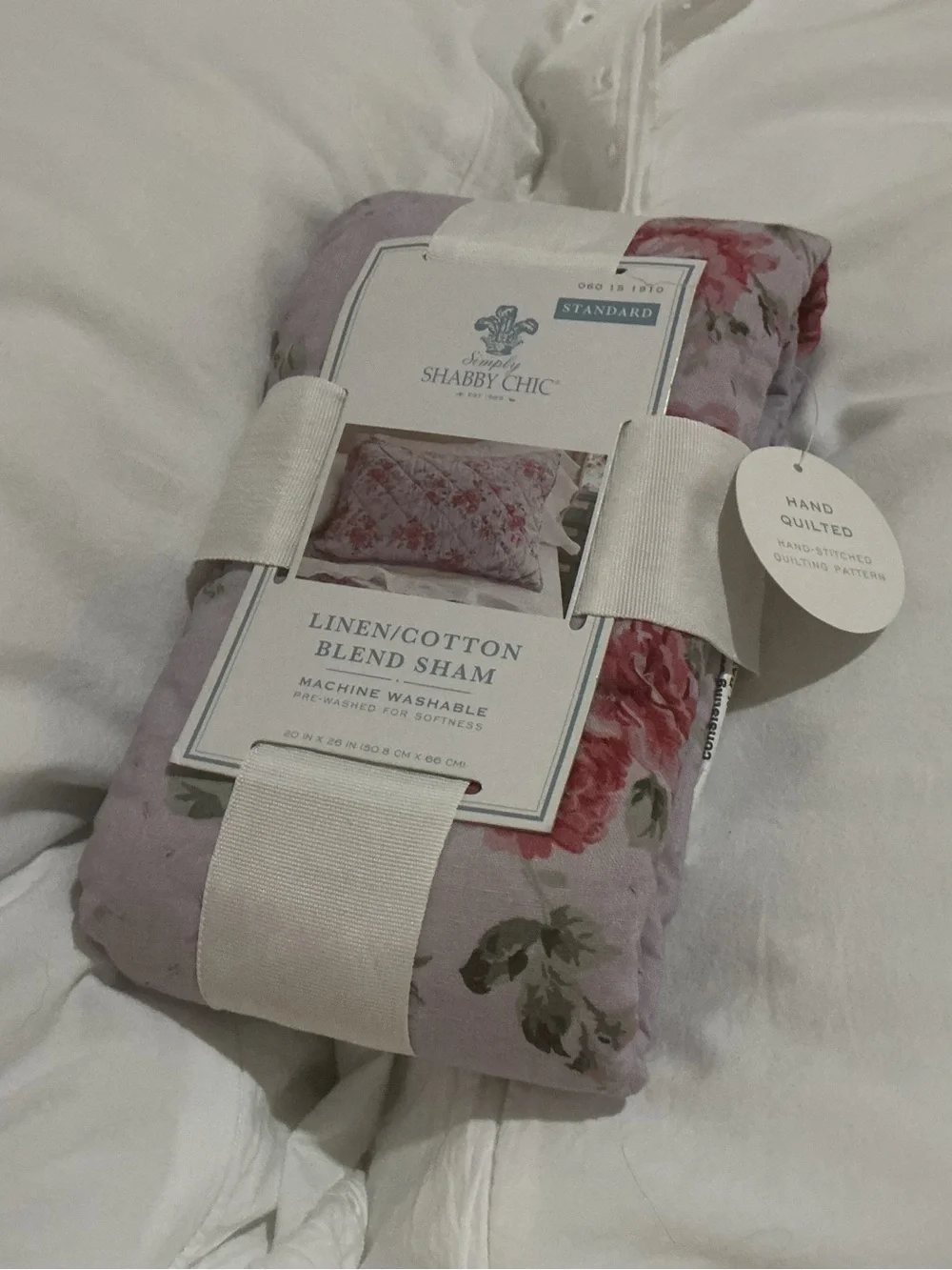 NWT Simply Shabby Chic Linen/Cotton Sham